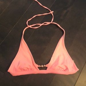 Aerie XS coral Bikini Top